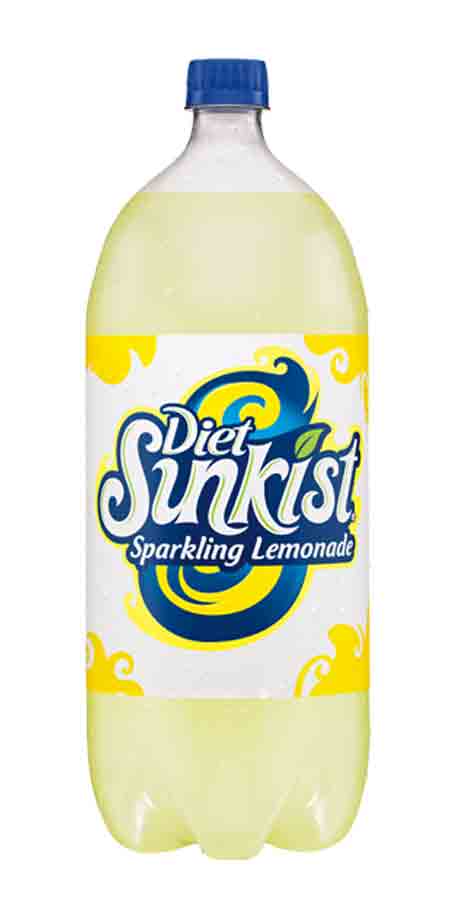 Diet Sunkist Sparkling Lemonade Diet sparkling lemonade