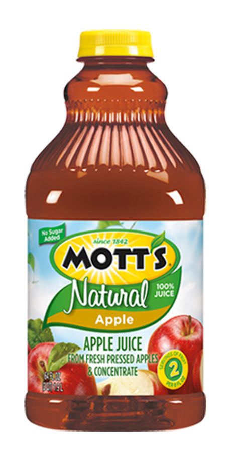 Mott's Natural 100% Apple Juice Combination of apple juice and apple juice concentrate