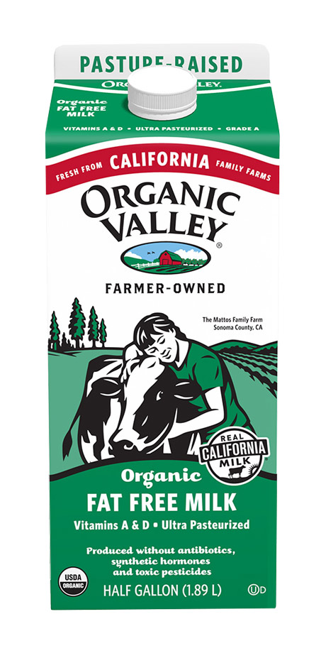 Organic Valley Ultra-Pasteurized Skim Milk 